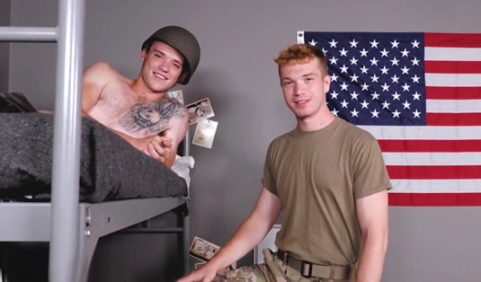 Gay soldiers fucking in the barracks